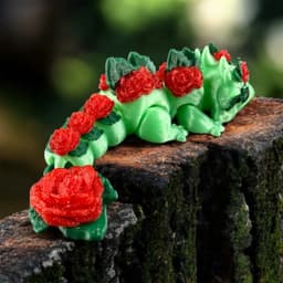 Rose Baby Dragon Articulated Flexi 3d model
