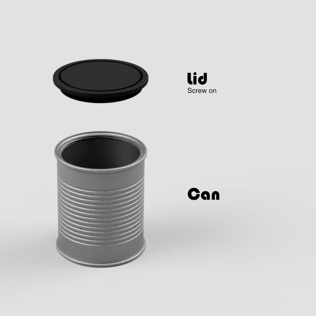Tin Can 3d model