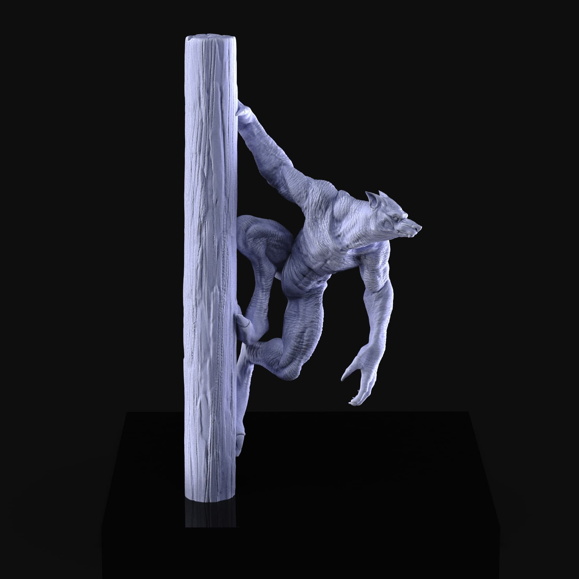 Werewolf Climber 3d model