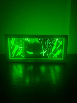 One Piece - Zoro LED Lightbox 3d model