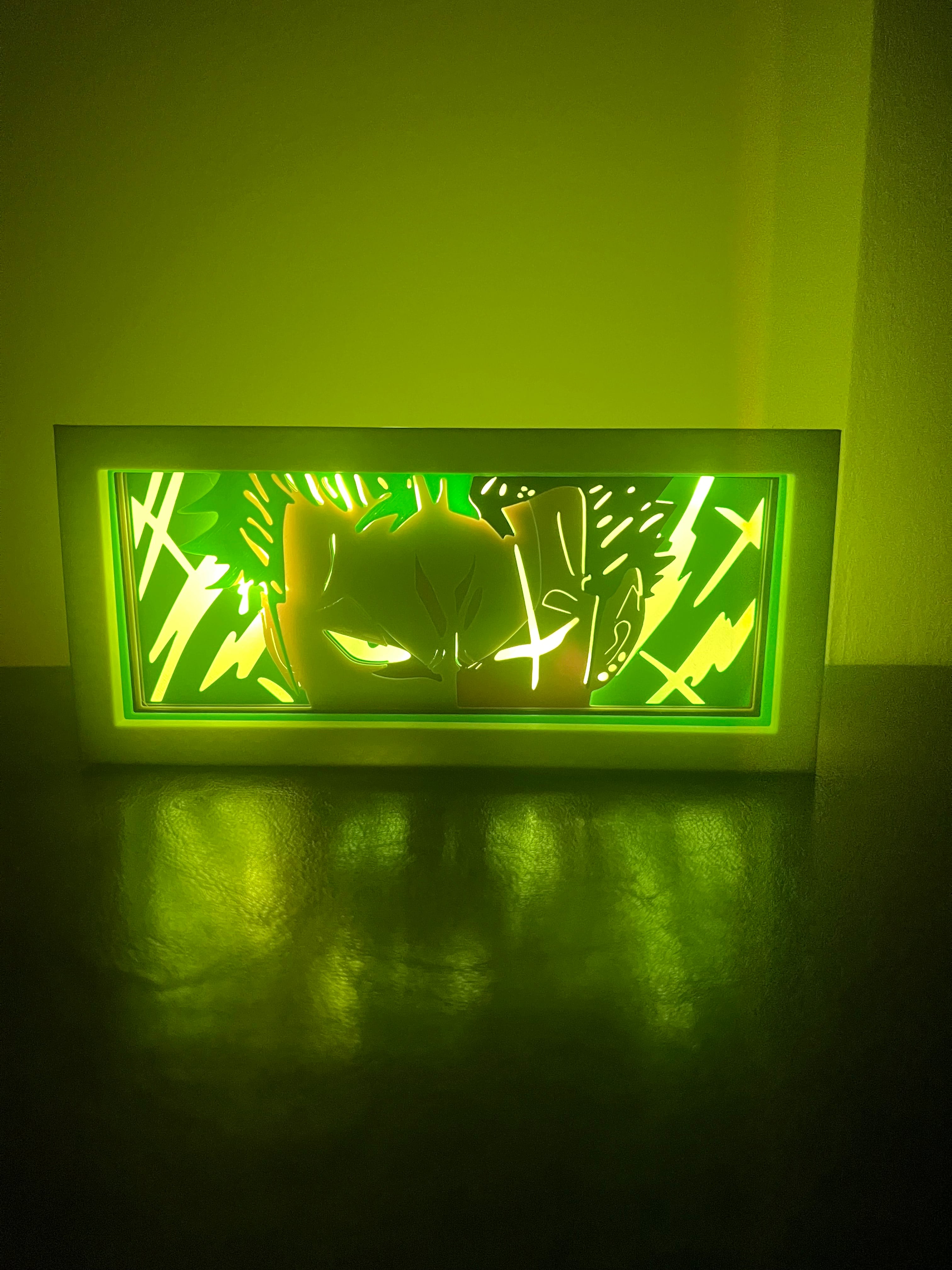 One Piece - Zoro LED Lightbox 3d model