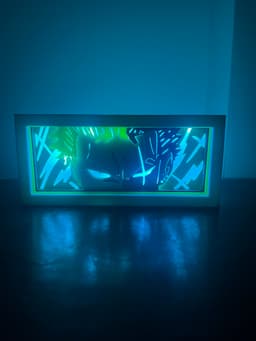One Piece - Zoro LED Lightbox 3d model