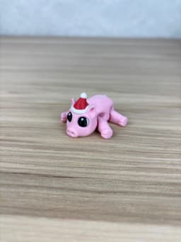 Christmas Pig George Fidget 3d model