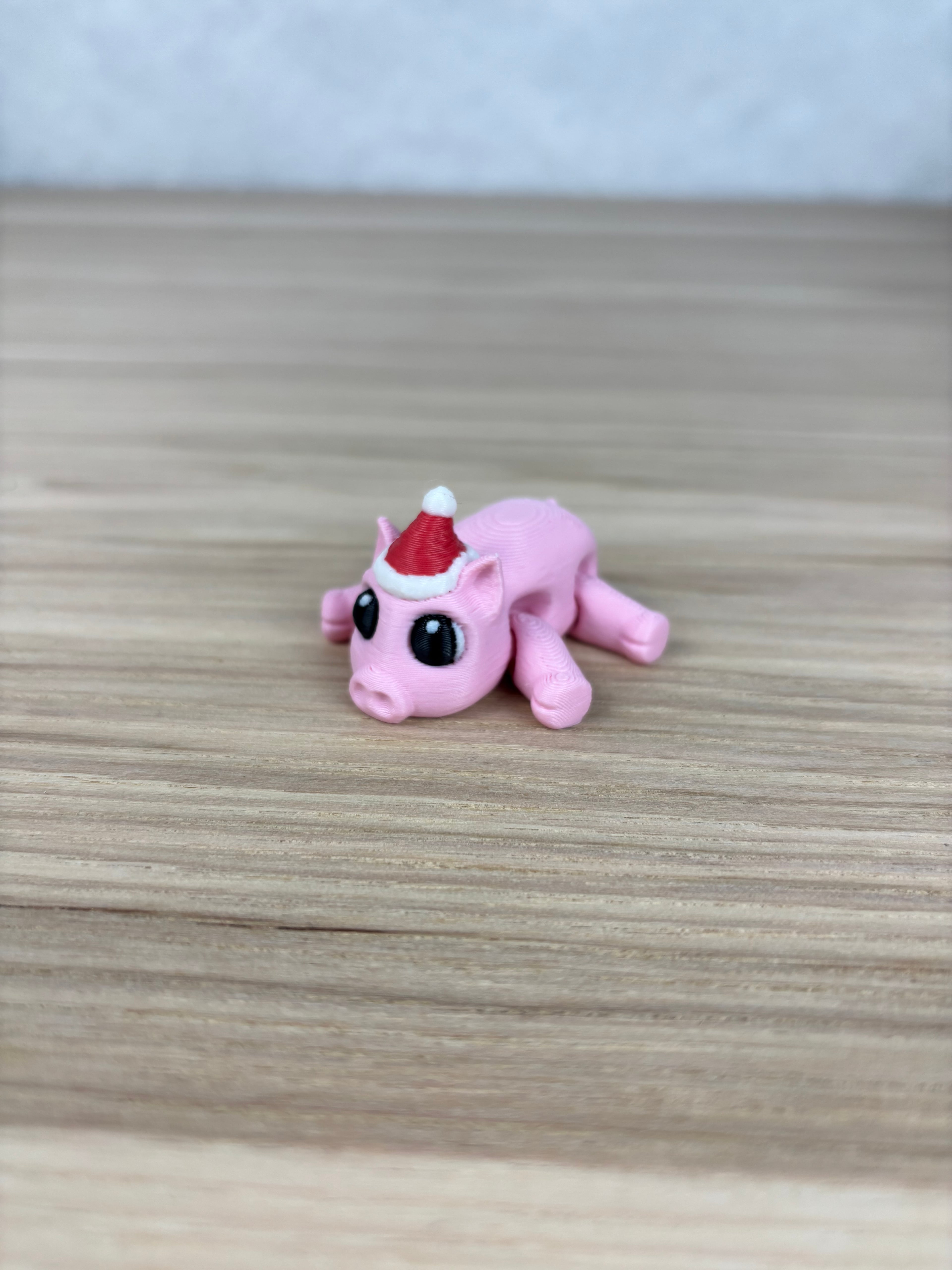 Christmas Pig George Fidget 3d model
