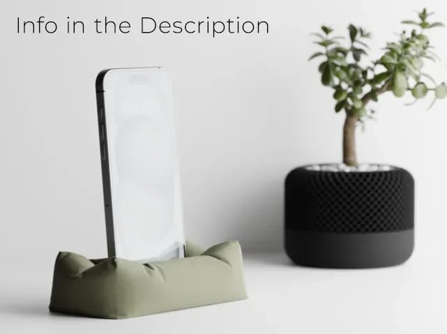 CELL PHONE PILLOW 3d model