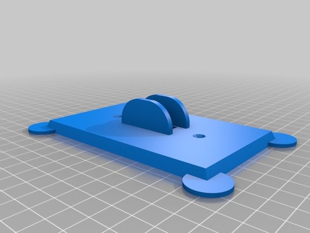 Single Switch Plate with Guard 3d model