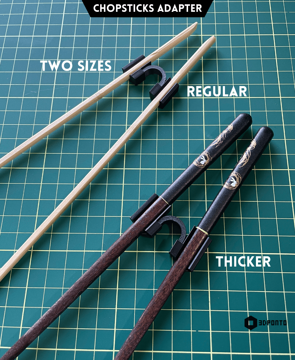 Chopsticks Adapters 3d model