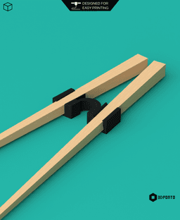 Chopsticks Adapters 3d model