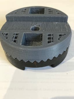 Molette serrage pour mono tréteau 3d model