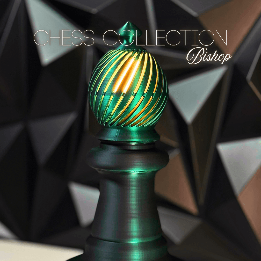 Chess Inspired Lamp - Bishop Edition 3d model