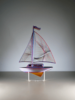 String Sailboat 3d model