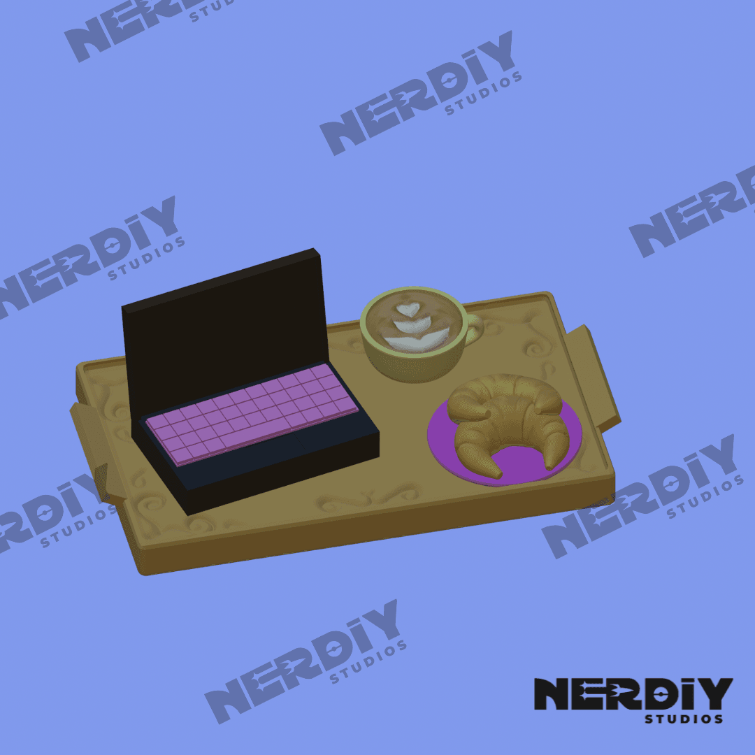 Tray Clicker Set 3d model