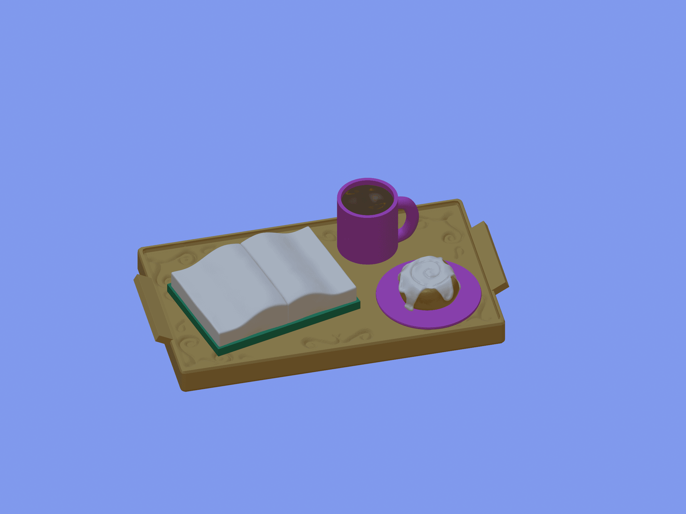 Tray Clicker Set 3d model