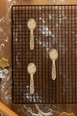 Spoon Cookie Cutter, Biscuit Cutter 3d model