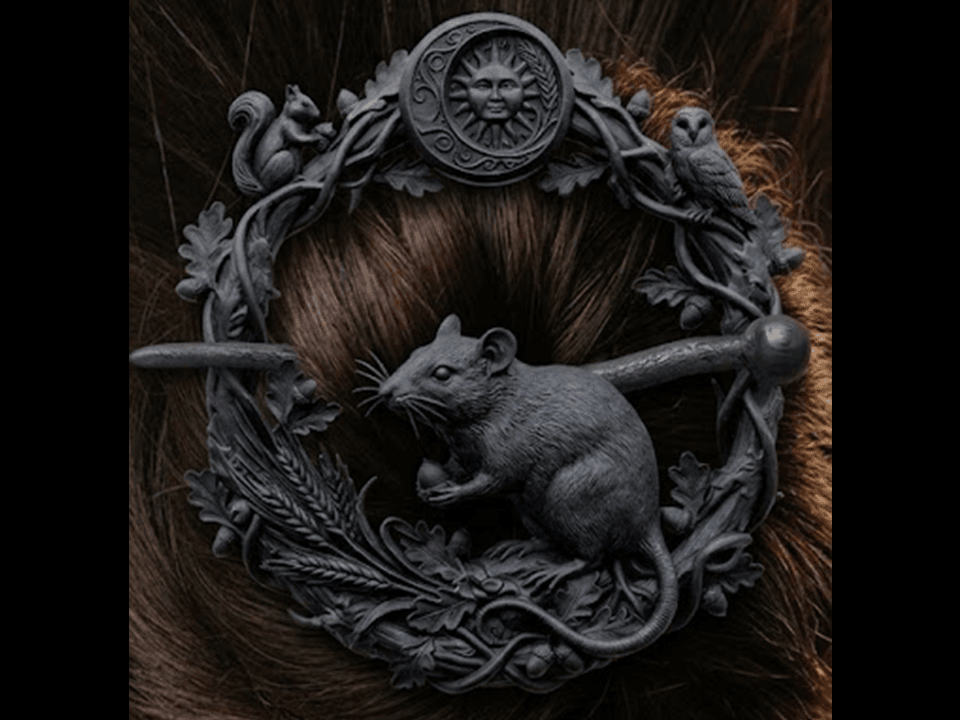 Hair_Brooch_008.3mf 3d model