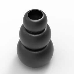 STACKED PEBBLE VASE 3d model