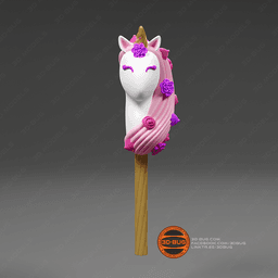 Candy 2 in unicorn style 3d model