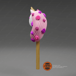 Candy 2 in unicorn style 3d model