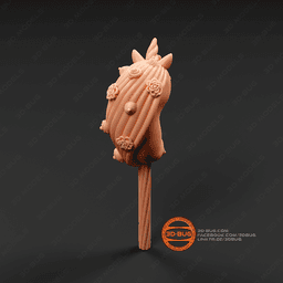 Candy 2 in unicorn style 3d model