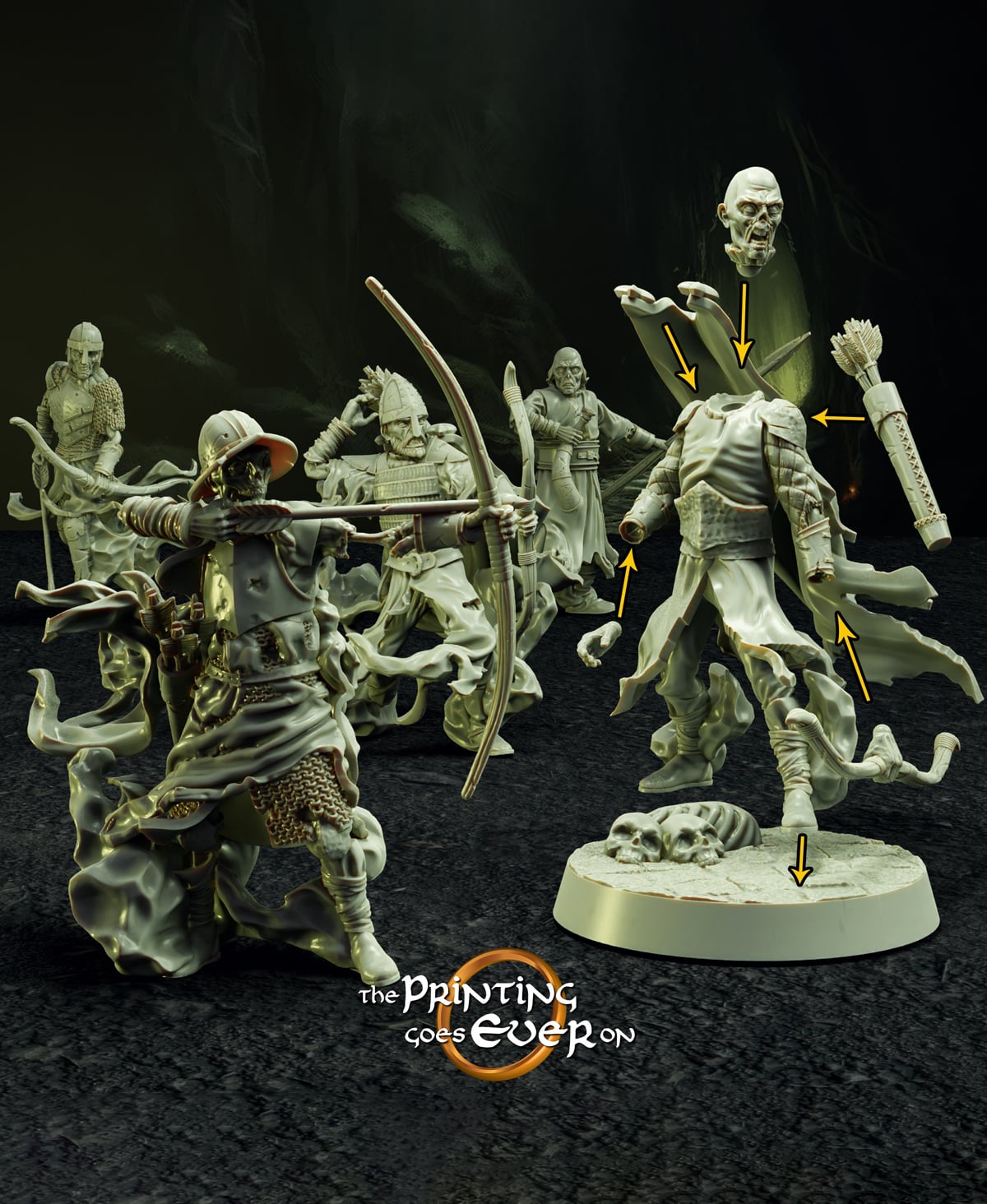Modular Ghost Archers 3d model