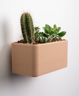Rectangular Wall Planter 3d model