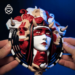 Veil Wall -Key Holder/ Wall Decor 3d model