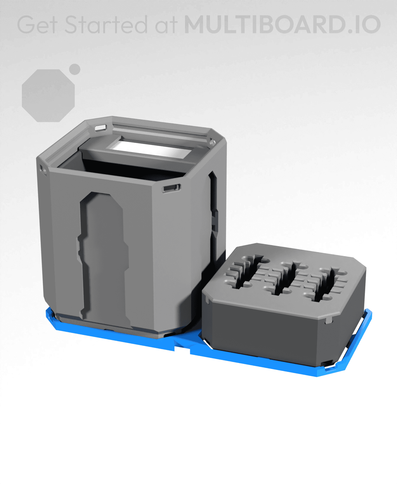 2x1 LU - Lite MultiBin Panel 3d model