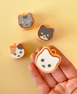 Cat Clicker Keychain Fidget Toy Bundle 3d model