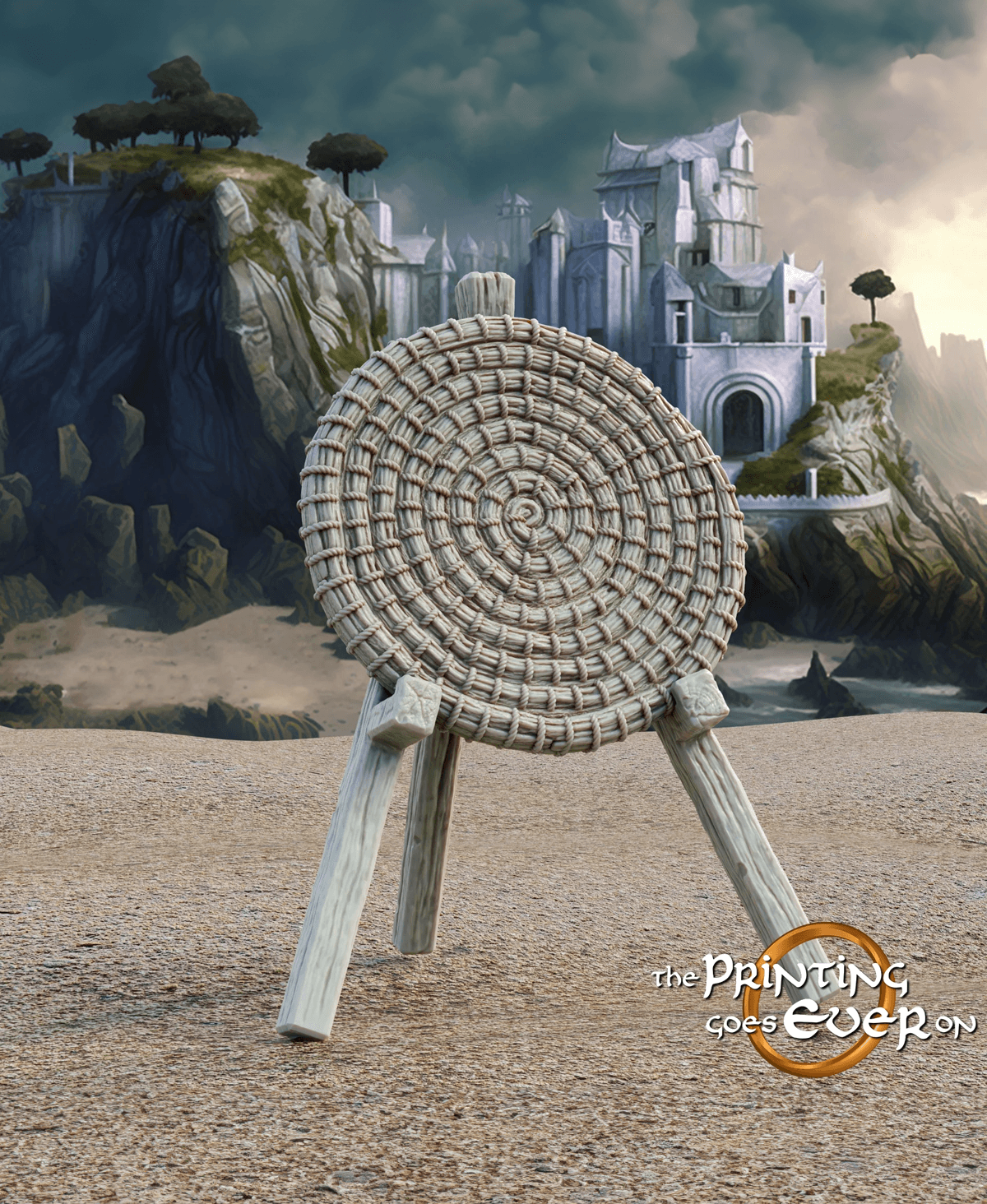 Archery Target 3d model