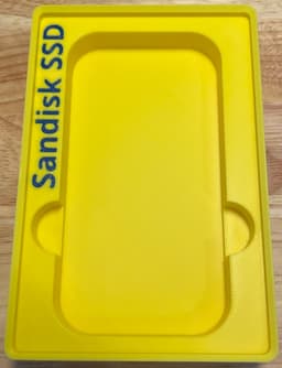 Gridfinity SanDisk Portable SSD Tray 3d model