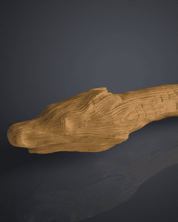 Dragon Heartstring Wand - Harry Potter 3d model