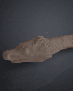 Dragon Heartstring Wand - Harry Potter 3d model
