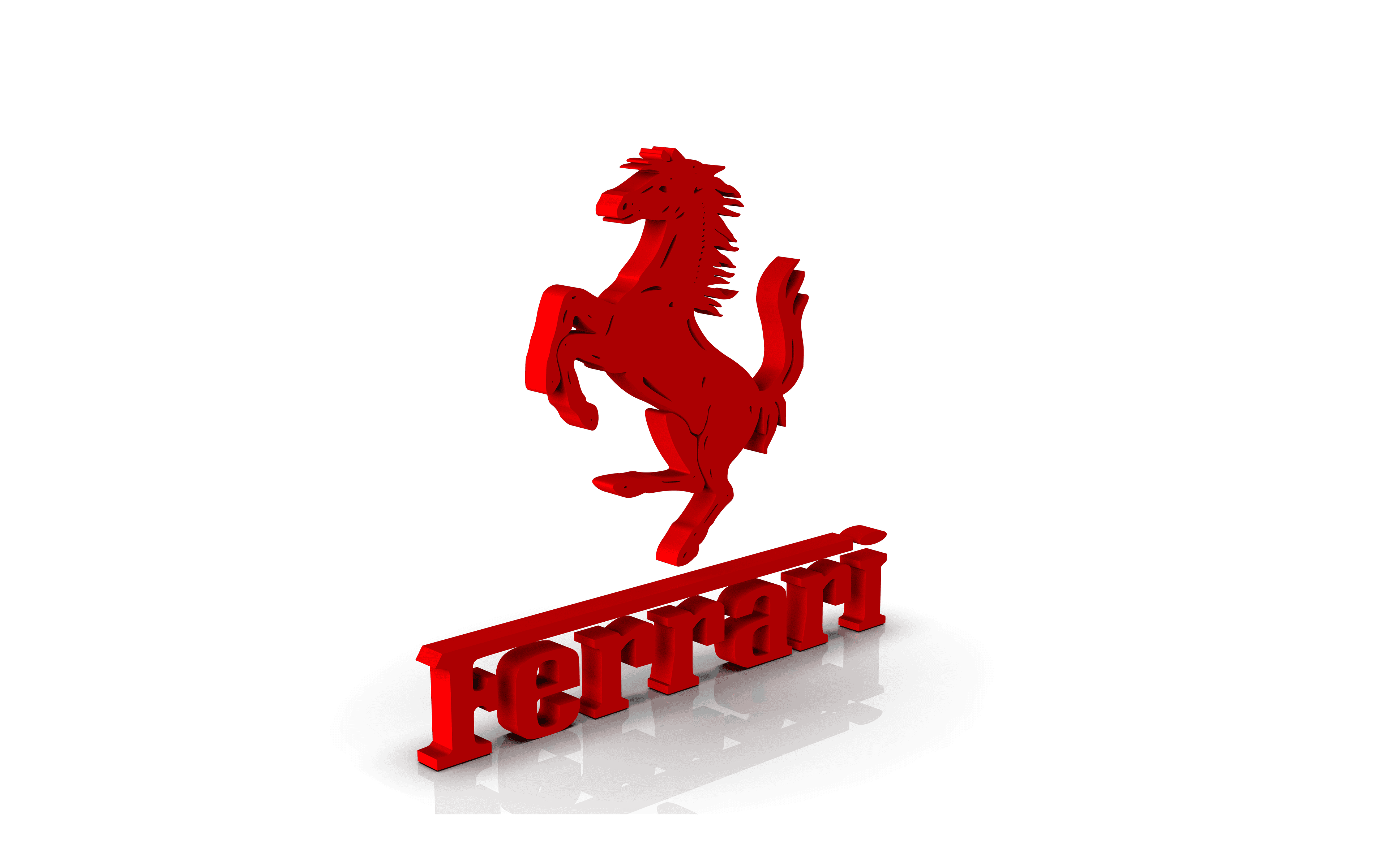 Ferrari Logo 3d model