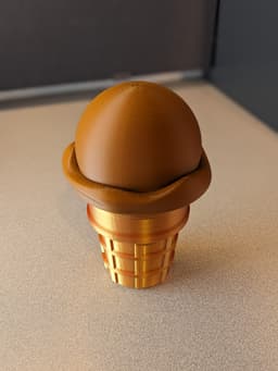 Novelty Ice Cream Cone Containers 3d model