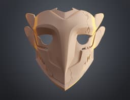 Ekko Firelighter Mask - Arcane 3d model