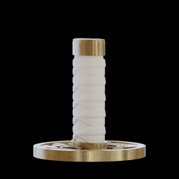 Obanai Sword Soda Cup Topper 3d model