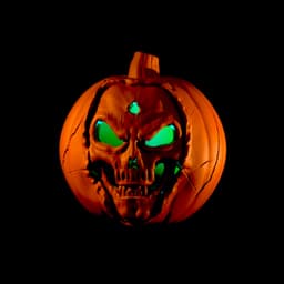 Jack-O-Lantern (Pre-Supported) 3d model