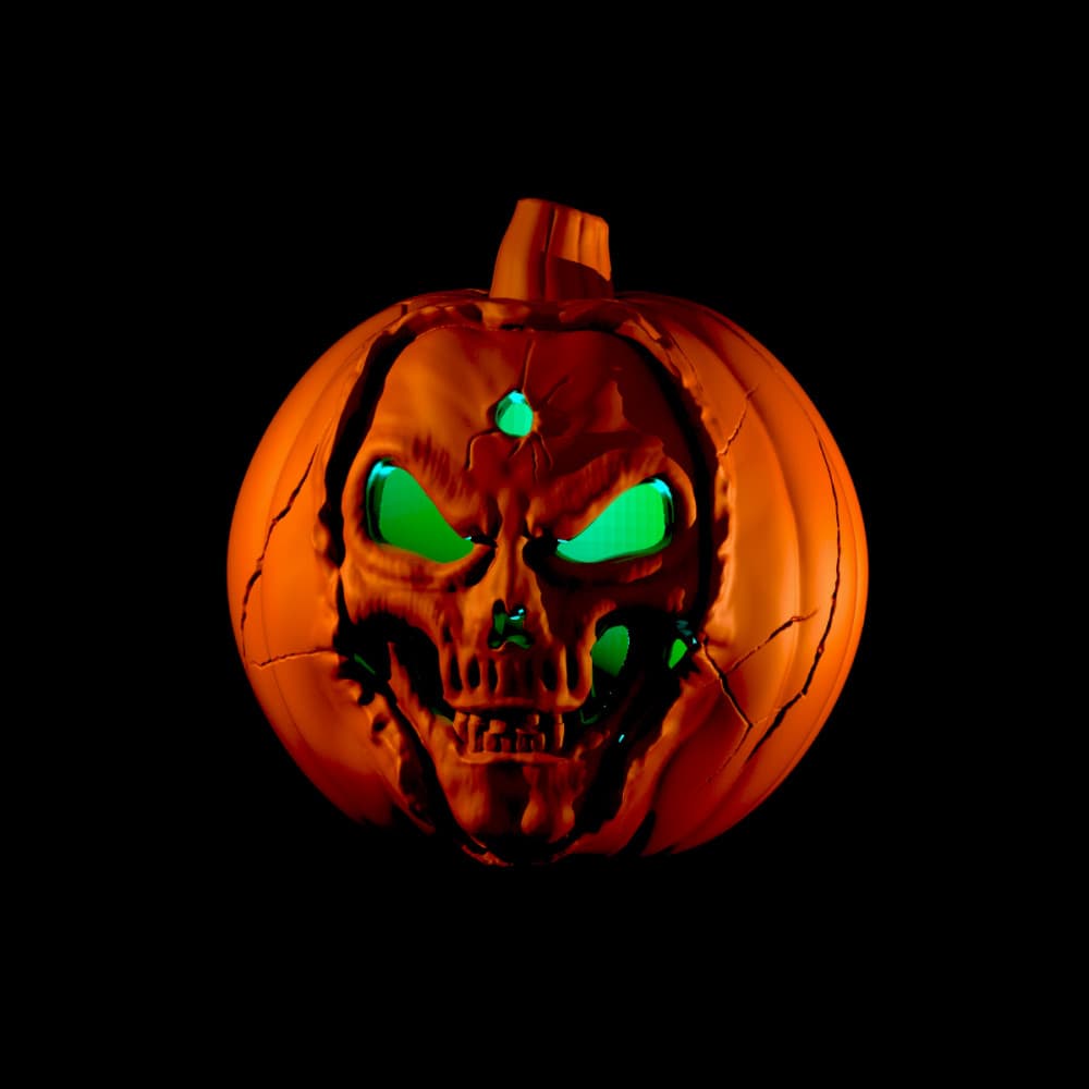 Jack-O-Lantern (Pre-Supported) 3d model
