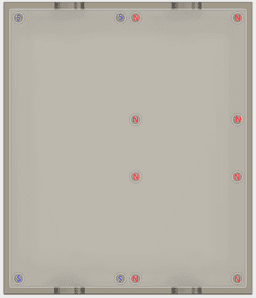Magnetic Dice Box, Tray, and Tower 3d model