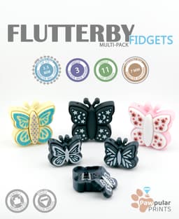 Flutterby Fidgets 3d model