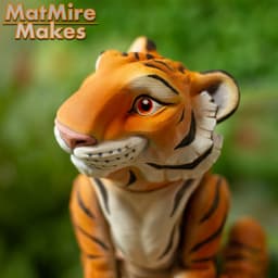 Tiger - Articulated Figure 3d model