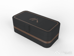 Decorated Pill Organizer 3d model