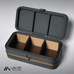 Decorated Pill Organizer 3d model