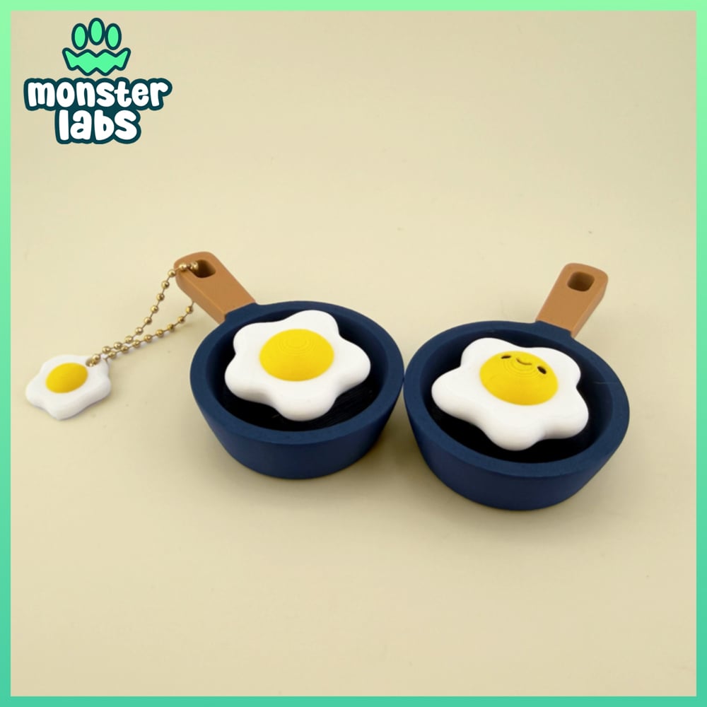 Eggscellent Fidget Clicker Keychain Bundle 3d model