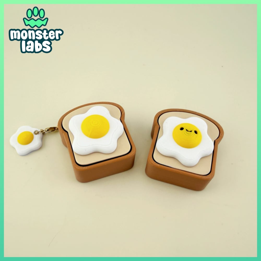 Eggscellent Fidget Clicker Keychain Bundle 3d model