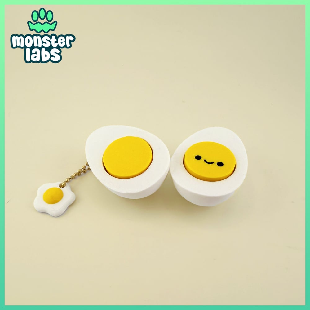 Eggscellent Fidget Clicker Keychain Bundle 3d model