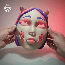 Kuchisake Mask 3d model