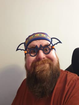Bat Glasses || HalloweenWearable 3d model