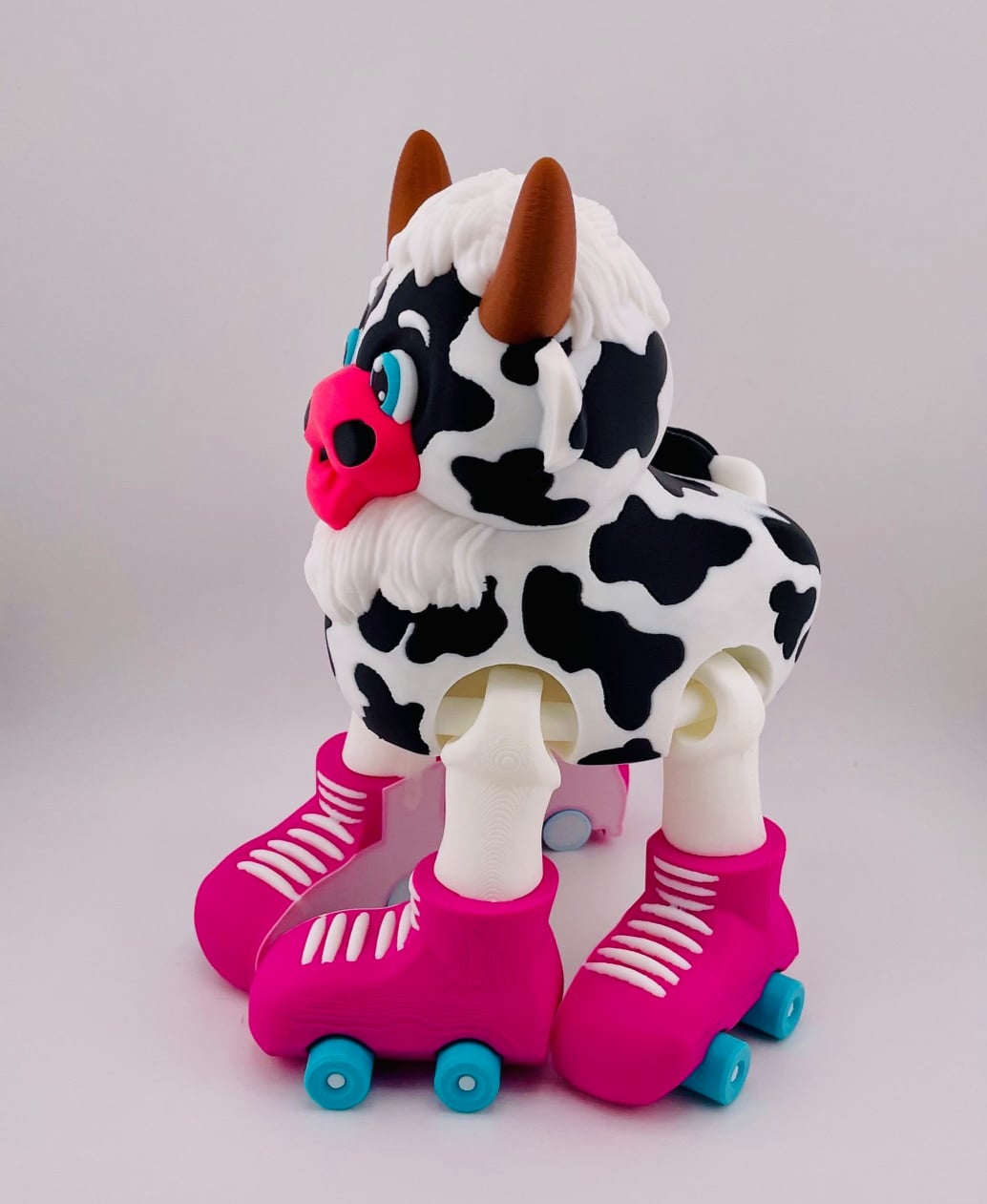 Cow Roller Skate Flexi 3d model
