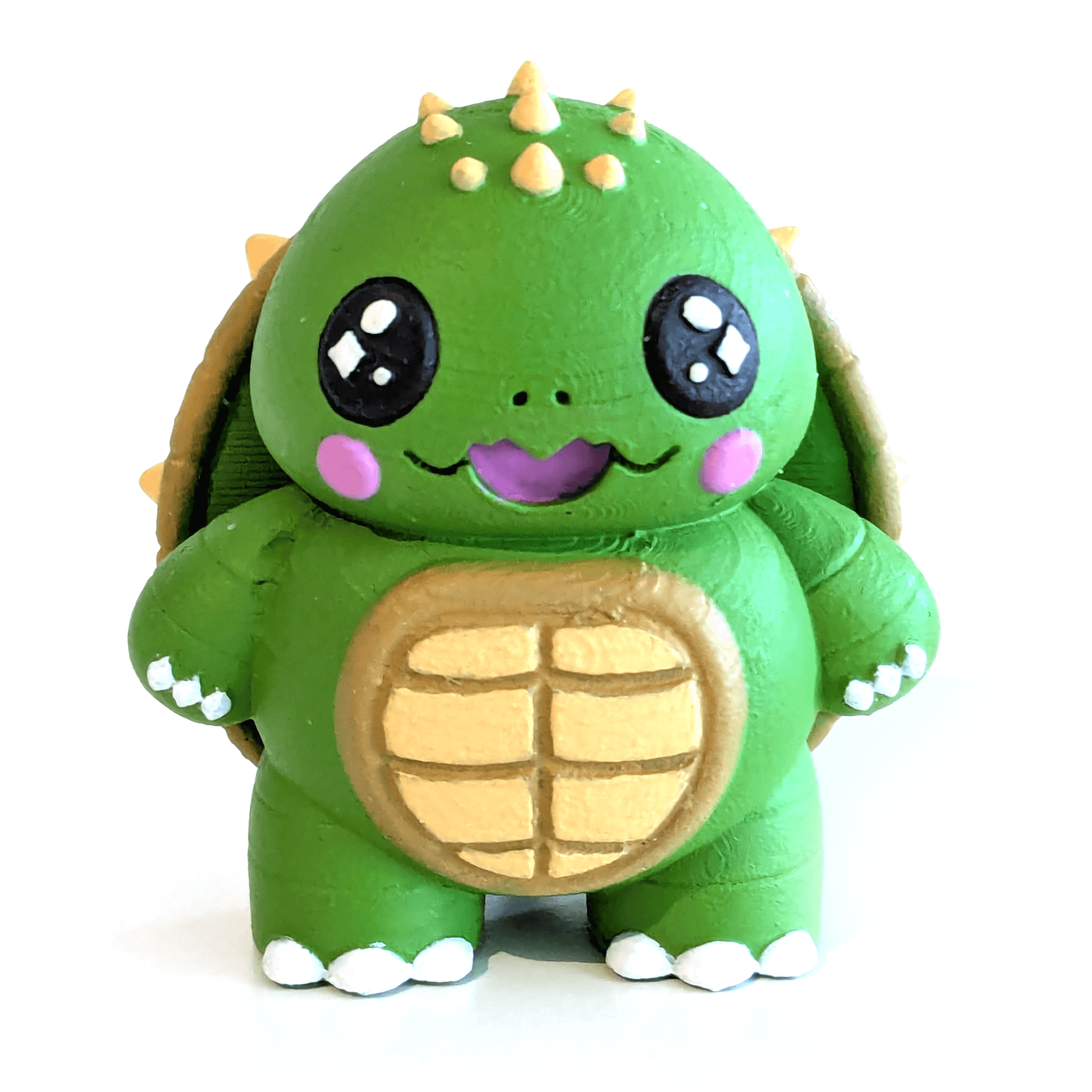 Cute Cryptid Baby Beast of Busco 3D Printable Snapping Turtle Figure 3d model